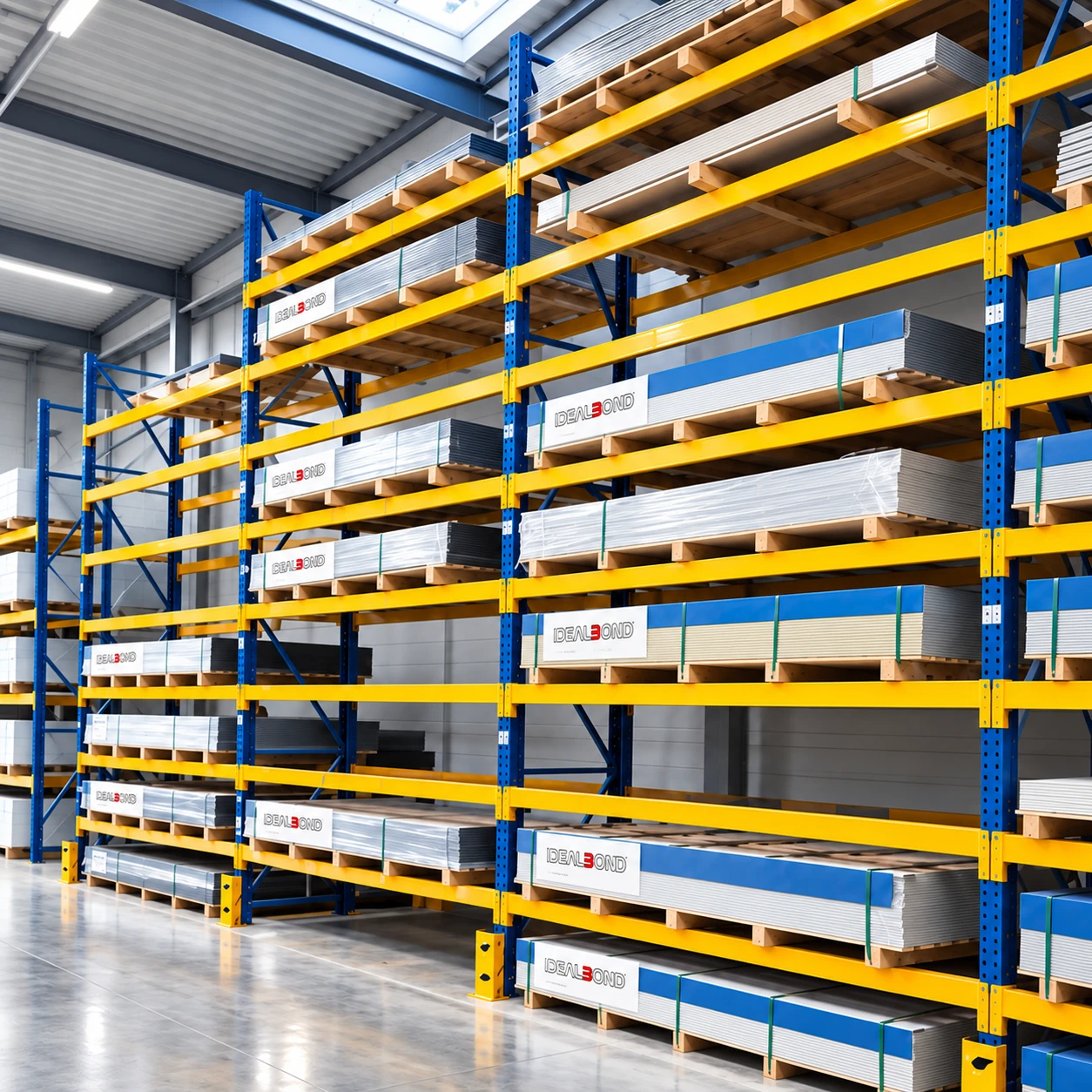 IDEALBOND Lagerregal mit Verbundplatten