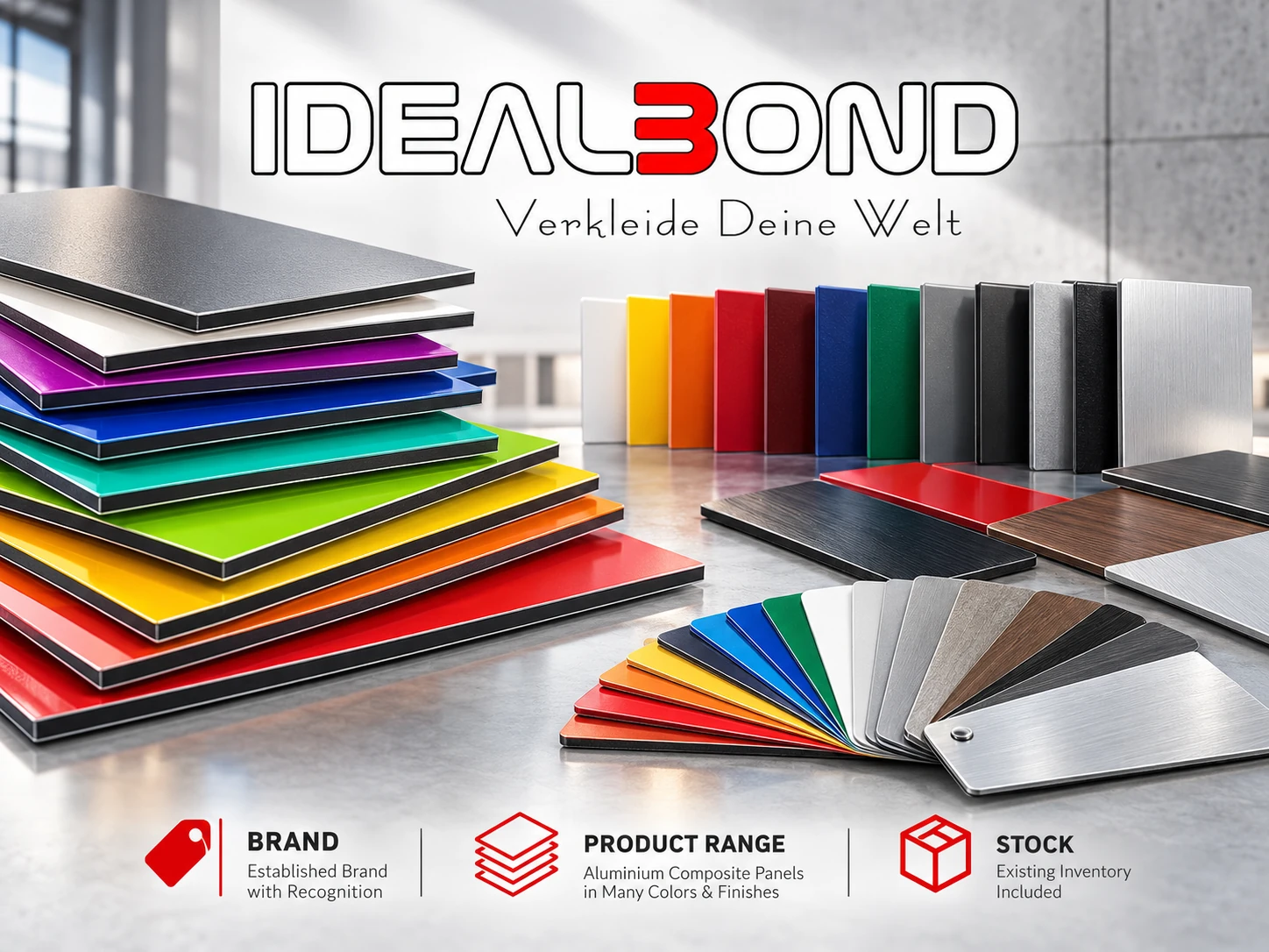 IDEALBOND Verbundplatten und Farbvielfalt
